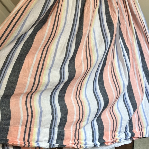 Free People Lilah pleated tube dress size small multicoloured striped strappy - Picture 6 of 9
